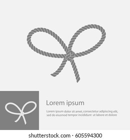rope knot, icon