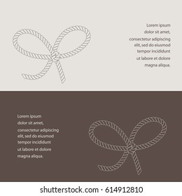 rope knot, icon