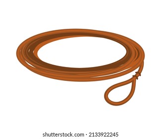 cuerda con icono de nudo aislado