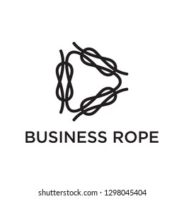 Rope Knot Link Connections Logo Design Inspiration