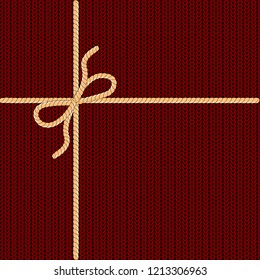 rope knot vector illustration