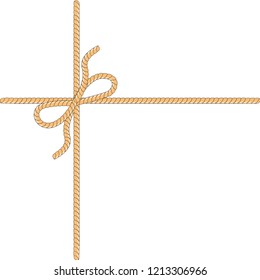 rope knot vector illustration