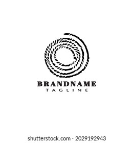 rope ladder logo icon design template modern vector illustration