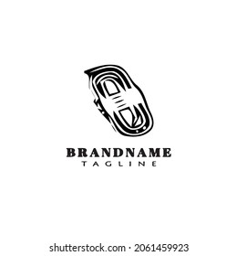 rope ladder logo icon design template black modern isolated illustration