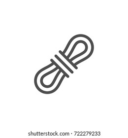Rope line icon