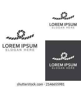 Rope logo using vector design
