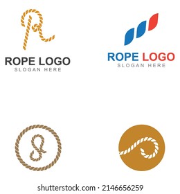 Rope logo using vector design