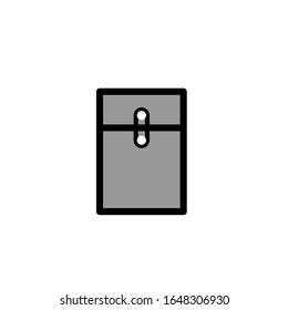 Icono de mapa de cuerda de Office y paquete de iconos de diseño de fondo