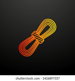 rope nolan icon. Elements of camping set. Simple icon for websites, web design, mobile app, info graphics