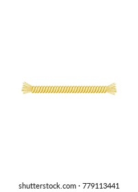 Rope on white background