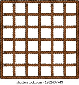 rope pattern grid. vector design