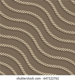 Rope Pattern Stylish illustration Background brown