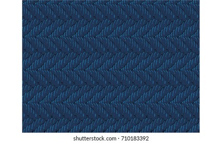 Rope pattern vector