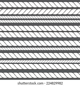 Rope. Seamless background