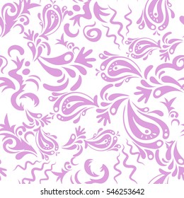 Rope seamless tied fishnet damask pattern in neutral colors. Vector wallpaper.