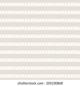 Rope. Seamless vector pattern. The texture may be used for printing on fabric or paper and background in web design.