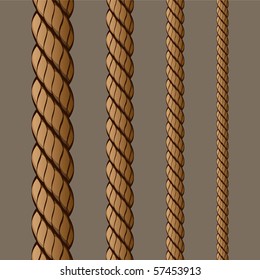 Rope Set 1 Vector Drawing