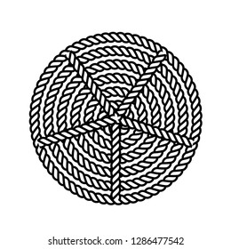 Rope Silhouette Vector Collection