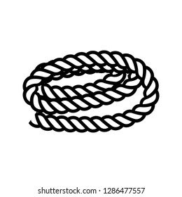 Rope Silhouette Vector Collection