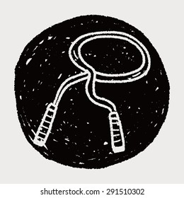 rope skipping doodle
