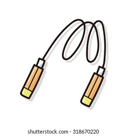 Rope skipping doodle