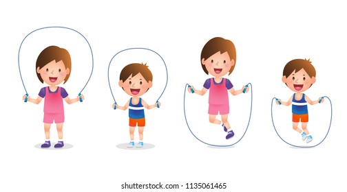 rope skipping family