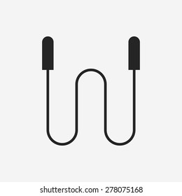 Rope skipping icon