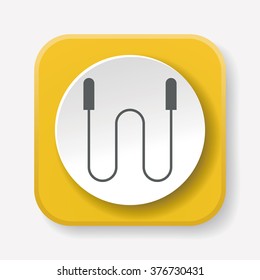 Rope skipping icon
