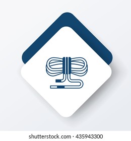 Rope skipping icon