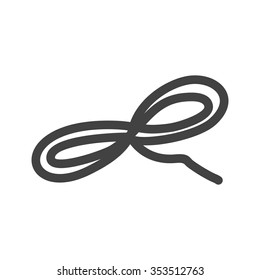 Rope, string, tow icon vector image. Can also be used for objects. Suitable for web apps, mobile apps and print media.