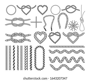 Rope symbol icon vector illustration. Rope love design