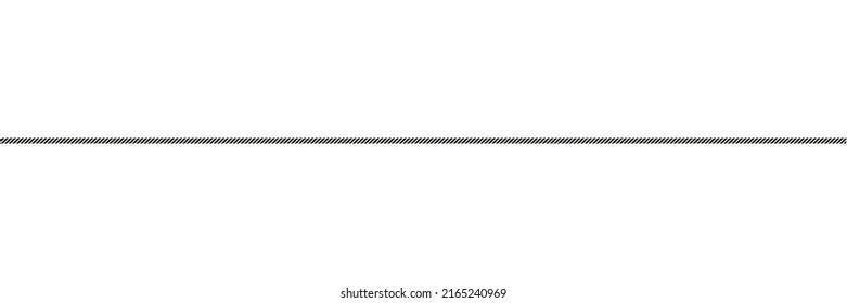 Rope symbol. Wire sign. Vector isolated on white.	