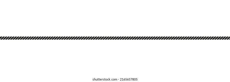 Rope symbol. Wire sign. Vector isolated on white.