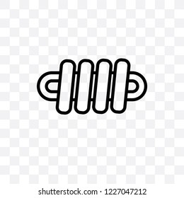 Rope Tied vector linear icon isolated on transparent background, Rope Tied transparency concept can be used for web and mobile