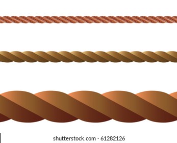 rope vector against white background, abstract art illustration