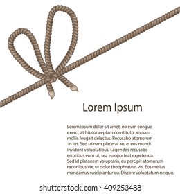 Rope vector bow