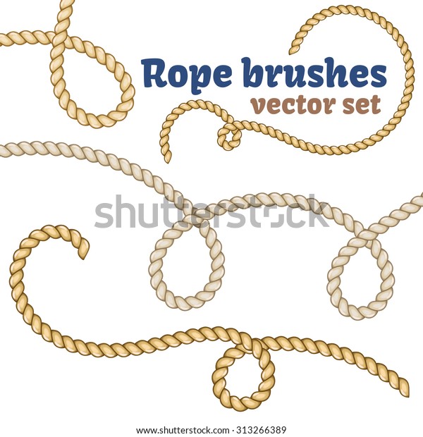 ロープのベクター画像ブラシ のベクター画像素材 ロイヤリティフリー