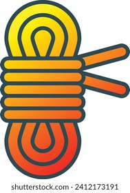 Rope vector icon. Can be used for printing, mobile and web applications.