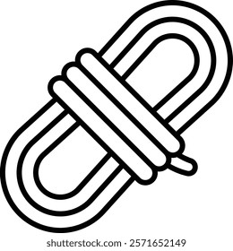 Rope vector icon. Can be used for printing, mobile and web applications.