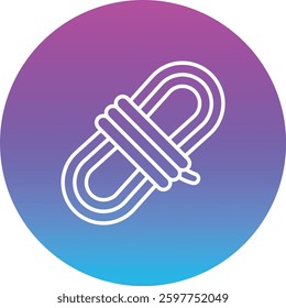 Rope vector icon. Can be used for printing, mobile and web applications.