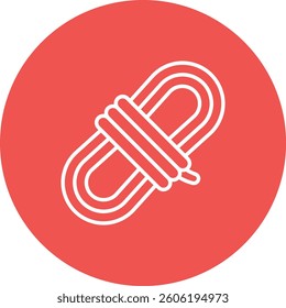 Rope vector icon. Can be used for printing, mobile and web applications.