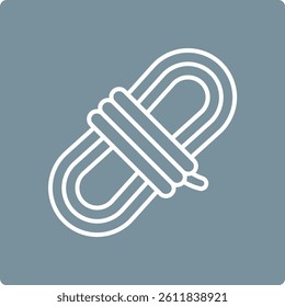 Rope vector icon. Can be used for printing, mobile and web applications.
