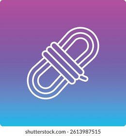 Rope vector icon. Can be used for printing, mobile and web applications.