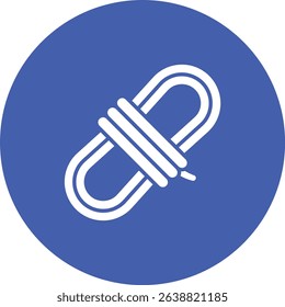 Rope vector icon. Can be used for printing, mobile and web applications.