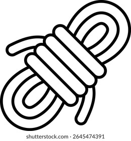 Rope vector icon. Can be used for printing, mobile and web applications.