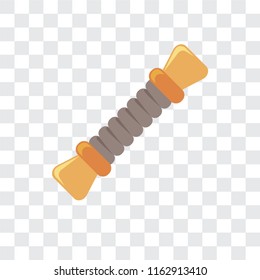Rope vector icon isolated on transparent background, Rope logo concept