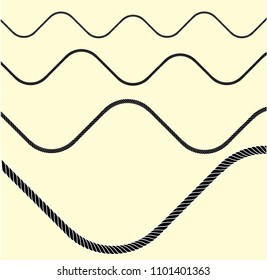 rope vector illustration