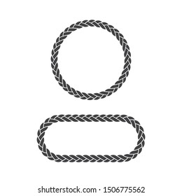 rope vector illustration design template