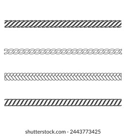 rope vector illustration design template