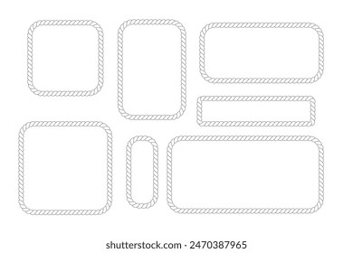 rope vector illustration design template